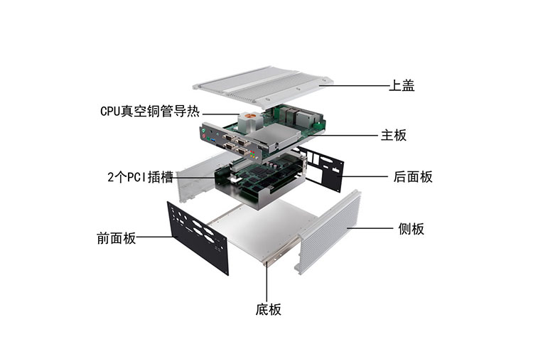 真空管導(dǎo)熱工控機(jī)